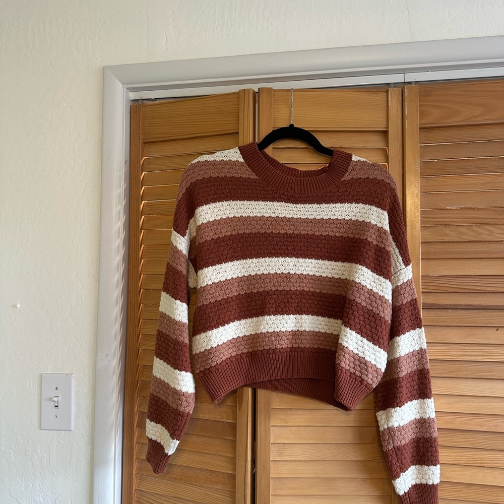 Hollister cropped sweater